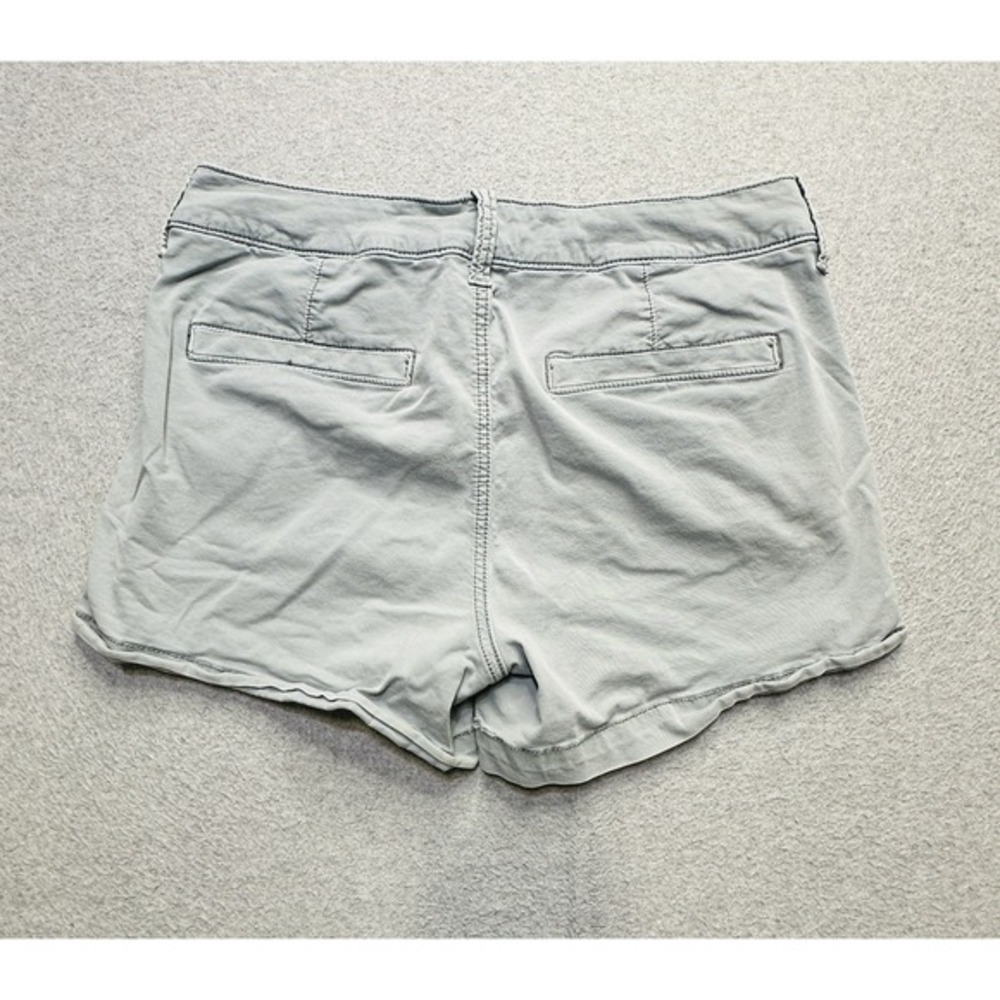 American Eagle Shorts Womens 6 Gray Chino Preppy Casual Stretch Outdoors Ladies